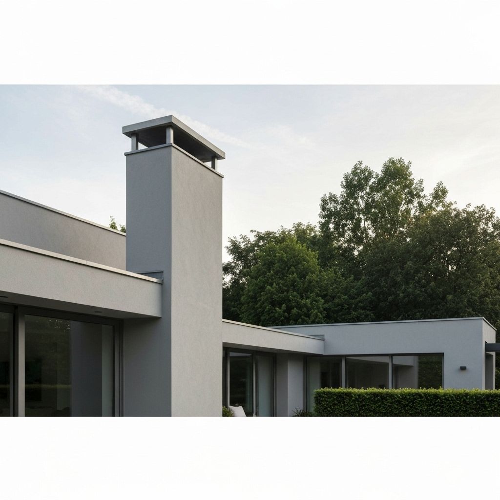 Clean, well-maintained chimney